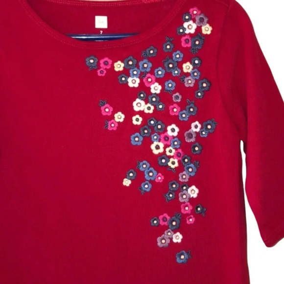 TEA COLLECTION EUC GIRLS DRESS SIZE 7 - Picture 5 of 6